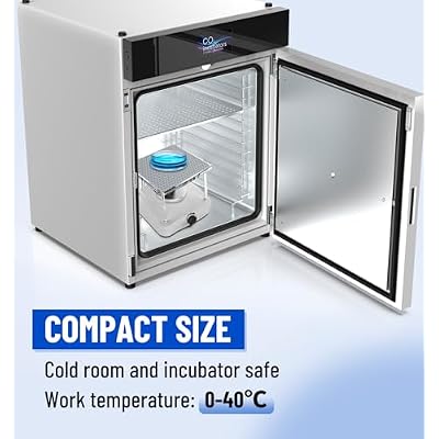 FOUR E'S SCIENTIFIC Lab Shaker, 3D Shaker Compact Rotator Shaker with Adjustable Speed 0-100RPM, 0-8 Tilt Angle, Lab Shaker with Undulating 3D Motion, Non-Slip Mat, Max. Capacity 2KGS
