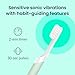 Quip Sonic Electric Toothbrush for Adults with Timer - Includes Travel Case & Replacement Brush Head - 3 Month Battery Life, Plastic Handle - Sage