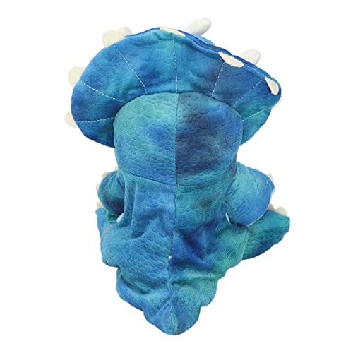 Fantoche de Mão, Fantoche de Mão Fofo Animal Macio para Crianças para Pré-escola (Azul 25cm)