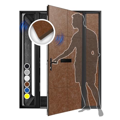Arrowzooom 20 BROWN Self-Adhesive Door Kit PRO Polyester Foam Panels ...