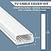 TV Cord Hider - 39in(3xL13in) Cord Covers for Wall Mounted TV Cable Hider Wall Kit | Wire Hiders for TV on Wall, Wire Covers for Cords, Cable Concealer Hide Cords, 1.5