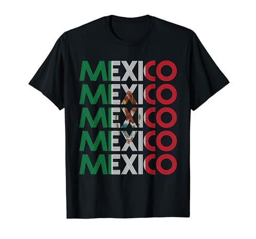 Mexico Flag Hispanic Heritage Month Kids Boys Girls T-Shirt