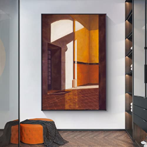 Image mur art décor peinture impression sur toile affiche architecture vintage - 5