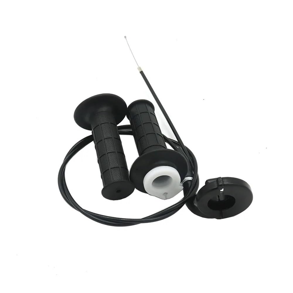 Ensemble de câbles et accessoires d'accélérateur universels Compatible avec motos – 7", 8", 22 mm, compatibles avec la plupart des motos(DGZ ZC)