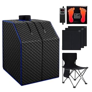 Infrared Sauna Box for Relaxation, Portable Dry Sauna for Home
