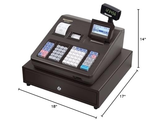 SHARP XE-A407 THERMAL - 99 DEPT CASH REGISTER