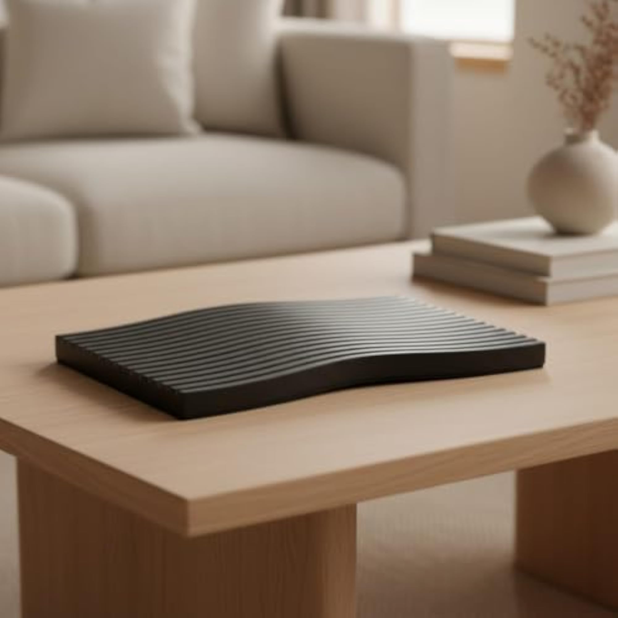 Flat Marble Decorative Tray, Multi-Purpose Elegant Design