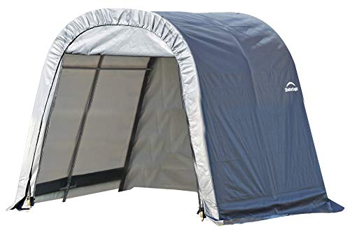 Grey 10'x16'x8' Round Style Shelter - ShelterLogic 77823