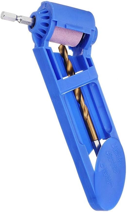 Nekuba Matkap Ucu Bileme Aracı, Taşınabilir El Matkap Kalemtıraş, 2.0-12.5mm, Mavi