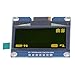 Digital Display Module, 3.3Vâ€‘5V Small 7 Pin Flexible Display for Machinery (MRC129B Yellow)