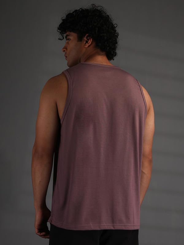 Image of CHKOKKO Tank Tops Sleeveless T-Shirt for Men Gym Wear Vest Solid Stylish Round Neck Running Sando for Sports Workout Fitness & Casual or Beach Wear