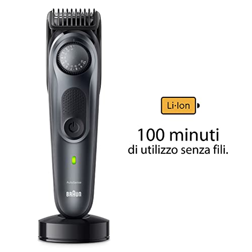 Braun Series 7 RASOIO ELETTRICO BARBA Con lama barba Problade, REGOLABARBA UOMO 40 Lunghezze, Accessori Da Barbiere, Base Di Ricarica, Custodia, Idea Regalo, BT7441 Nero Elettrico - Immagine 5