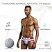 JOCKMAIL Mens Jockstrap Mens Cotton Briefs Breathable Mens Athletic Underwear for Athletic Supporter (US, Alpha, XX-Large, Regular, Regular, 307Grey)