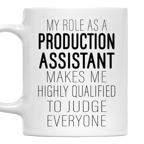 MONIZILUCKY My Role As a Production Assistant Mug 11Oz Gift For Coworkers
