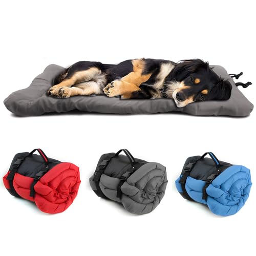 Miyacare Cama Impermeable Plegable para Perros,Colchoneta Plegable para Perros,Lavable Impermeable Cama para Perros Grande y Mediana Cojín portátil,para Interior Exterior