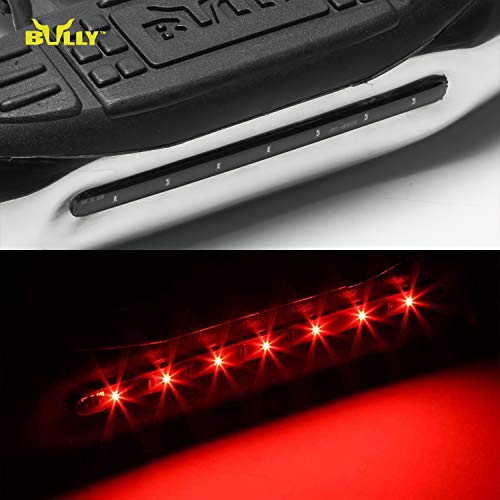 Bully Cr-600L Chrome Stainless Steel Universal Fit Truck Led Brake Light Hitch Step Fits 2" Hitch Receivers For Trucks From Chevy (Chevrolet), Ford, Toyota, Gmc, Dodge Ram, Jeep #TOP1