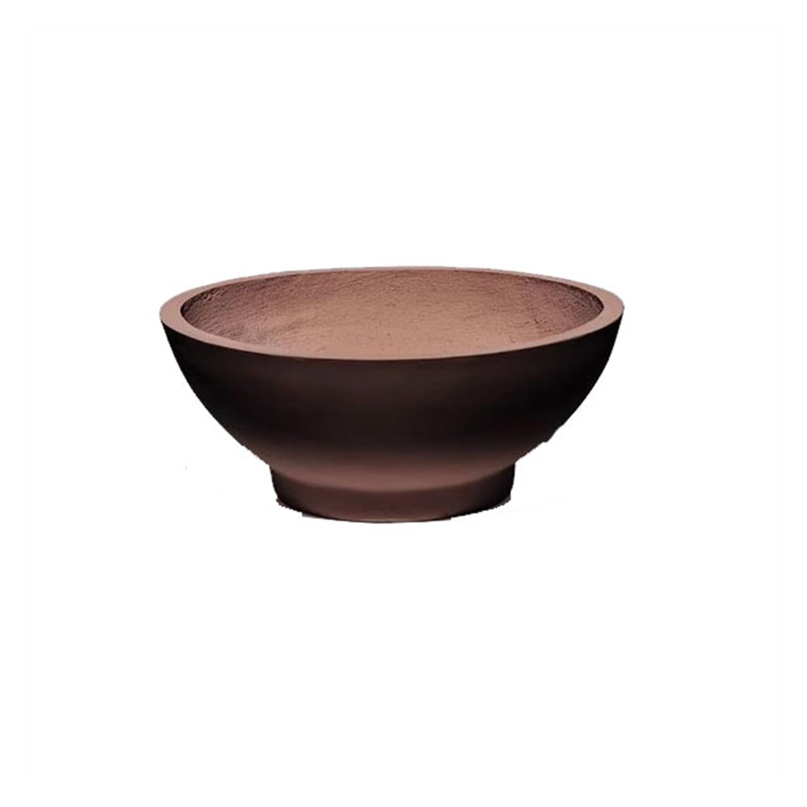 Kx9lb8d Bruin Flower Planters Bowl Shape Cement Planter Round Large Hydroponic Clay Simple Flower Bed Bonsai