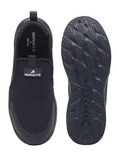 Image of Impakto Cozy Lazy Boy Slip-in Fit Walking Shoes | Lightweight & Breathable | Cushioned Insole for Comfort | Slip Resistant Outsole | Shoes for Casual & Travel