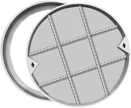 Plaque d'égout encastrée D 500 mm pour pelouse et jardin