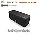 Alphasonik Phantom Wireless Bluetooth V4.2 Portable Party Speaker with Loud 30W HD Stereo Sound and Rich Bass, Built-in Mic, Micro USB, Auxiliary, 4000mAh Battery 24-Hour Playtime for iPhone, Samsung
