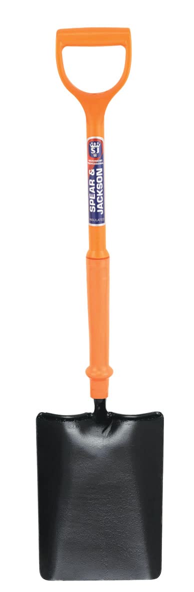 Spear & Jackson 2028PF/INS12 MTH INS Polyfibre Taper MTH Treaded Shovel, Blue