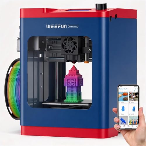 Weefun TINA2 Plus 3D Printer for Beginners & Kids, 250mm/s High Speed Print