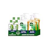 JABÓN LÍQUIDO PARA MANOS DETTOL: Pack de Jabones de Manos Dettol; 2 unidades de Dettol Jabón de Manos con Aloe Vera Hidratante + 2 unidades Jabón de Manos Original