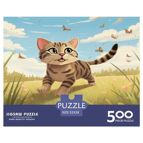 Puzzles de madera Joyful de gatos: despierta tu alegría e inspiración multicolor 2