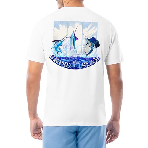 Guy Harvey Men’s Short Sleeve Cotton Graphic T-Shirt