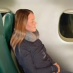 Premium Travel Pillow (Grey), Sleep with NO Neck Pain, Super Soft Memory Foam Neck Pillow Easy Washing with Removable Cover by My Perfect Dreams