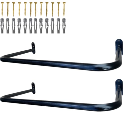 Duas Araras Cabideiros de Parede Fixos 60cm Closet Organizador