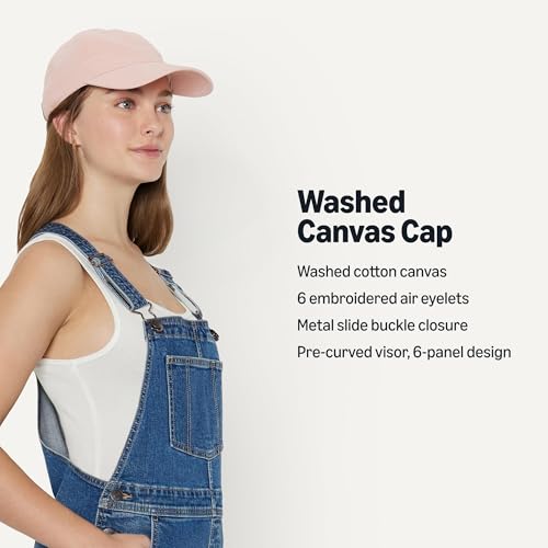 Amazon Essentials Women's Washed Cotton Canvas Baseball Cap with Adjustable Strap - Image 2