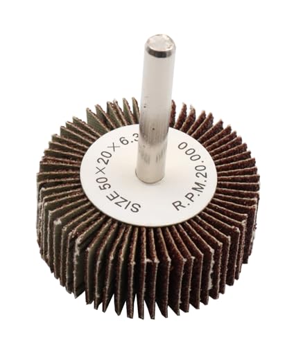 Hilka Tools 51905060 Körnung 60 Schleifräder, braun, 50 mm