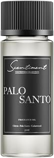 Scentiment Diffuser Oil - Palo Santo Winter Collection | Aromatherapy Home Fragrance | Luxurious Scent with Notes of Citron, Palo Santo, Cedarwood (50ml)
