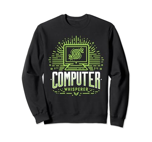 Computer Whisperer Funny Tech Support Geek Nerd Felpa