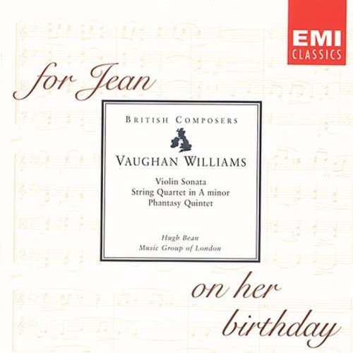 Quartet Phantasy/Sonata Violin/String Quartet [Audio CD] Vaughan Williams, R.