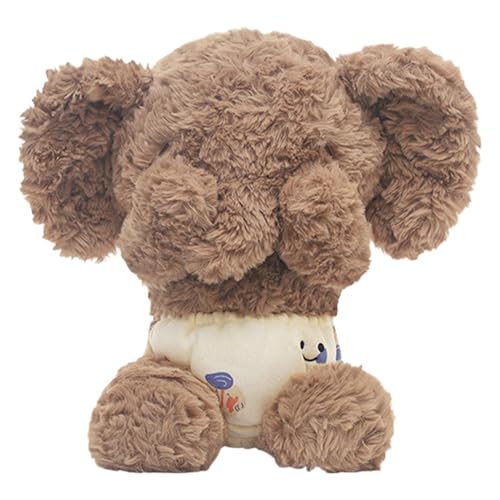 Peluche éléphant doudou tendre et grand format pour lit d'enfant