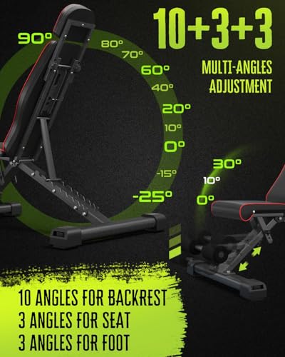 400KG Adjustable Weight Bench, Foldable Workout Bench Exercise Bench Gym Bench for home, Multiple Adjustable Positions Bench Press for full-body workout 400KG Adjustable Weight Bench, Foldable Workout Bench Exercise Bench Gym Bench for home, Multiple Adjustable Positions Bench Press for full-body workout