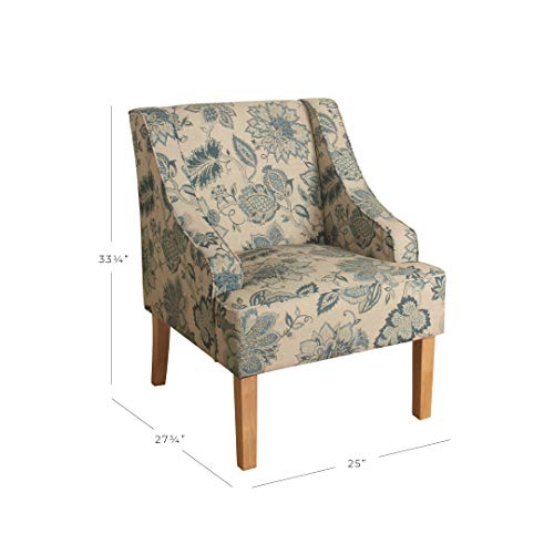 Homepop Velvet Swoop Arm Living-Room-Chairs, Tan Jacobean #TOP7