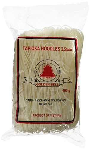 Golden Bell Tapioka Reisnudeln 2,5mm (Huû tieáu nam vang) (1 x 400 g)