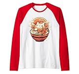 Photo Gallery ramen cat kawaii neko tagliatelle giapponesi estetica otaku ragazze maglia con maniche raglan Photo Gallery ramen cat kawaii neko tagliatelle giapponesi estetica otaku ragazze maglia con maniche raglan