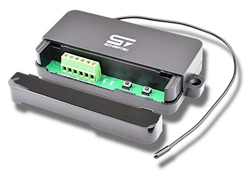 Universal Funkempfänger Schartec für Garagentorantrieb - 433 MHz Funk inkl. 2 x Handsender | Funk...