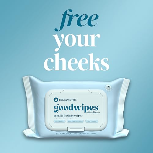 goodwipes Flushable Wipes for Adults - Unscented Wet Wipes for Women & Men, XL, Septic Safe, Toilet & Bathroom Essentials, Extra Large - Fragrance-Free, 318 Count (6 Packs and 1 Travel Pack) - Image 7