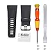 Etoper Replacement Small Strap Band for Fitbit Surge Watch Fitness Tracker WatchBand Wrist Band Wristband Silicone Accessories Black