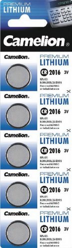 De litio CAMELION CR1616 3 V 16 mm x 1,6 mm/5 unidades