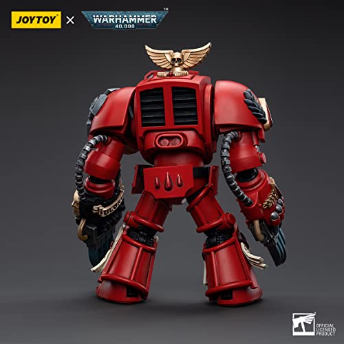 Leboo Joytoy × Warhammer 40K 1/18 Action Figure Blood Angels Assault Terminators Brother Nassio Combat Patrol Joy Toy Models #TOP2