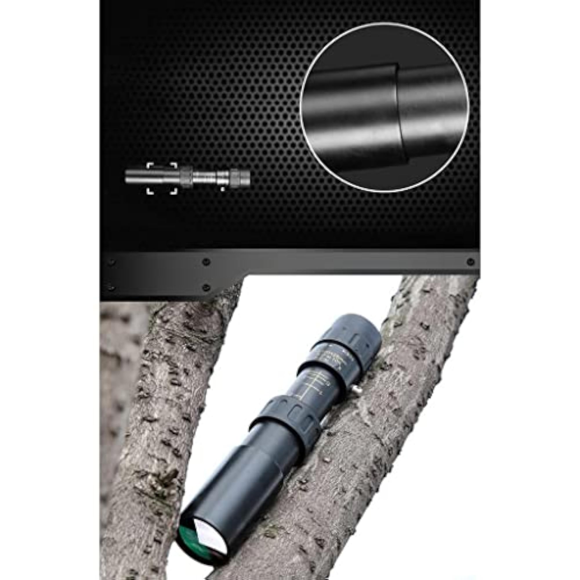 4K 10-300X40mm Zoom Monocular Telescope with Tripod