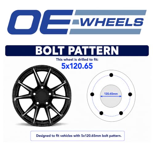OE Wheels LLC SET-CV22-17095-18105-5475-56C Chrome Wheel