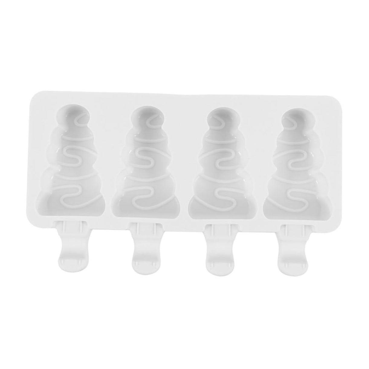 Garneck 1pc Christmas Tree Silicone Ice Cream Mold DIY Popsicle Maker for Fun Homemade Treats for Ice Cream Lovers Creative for Family Enjoyment