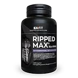 Ripped Max CLA 3000 | Fettverbrenner Männer 60 Caps Prog. Express 15 | 3g CLA + Chili | Cpx Exclusiv für Männer | L-Arginin, Zink, Vit B6 | Hilft bei der Fettverbrennung | EAFIT